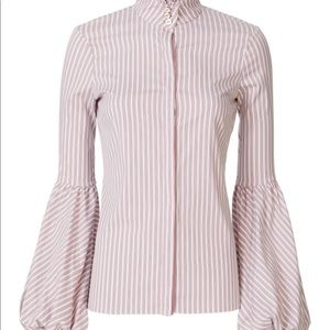 Caroline Constas NWT Jacqueline Stripe Blouse XS